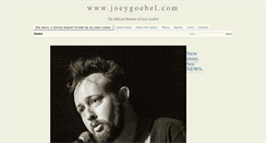 Desktop Screenshot of joeygoebel.com
